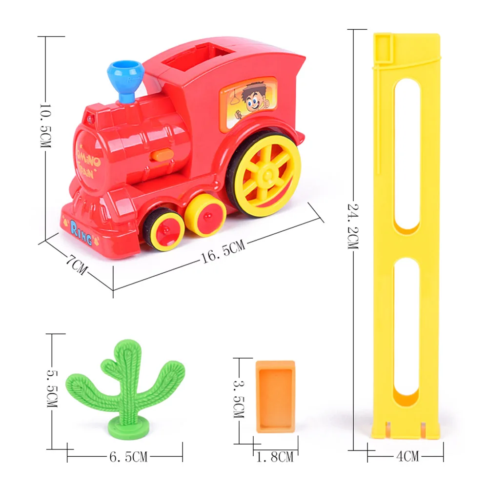 Домино Поезд Модель автомобиля игрушки автоматические наборы Красочные домино блоки игра с нагрузкой развивающие игрушки