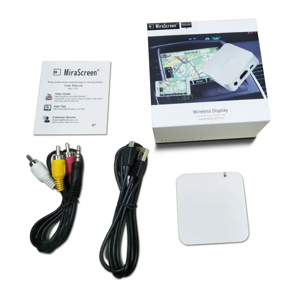 Беспроводной Wi-Fi автомобиль с тем же экраном AV+ HDMI dual interfaceTV палка для iOS Android телефон аудио видео Miracast экран для автомобиля