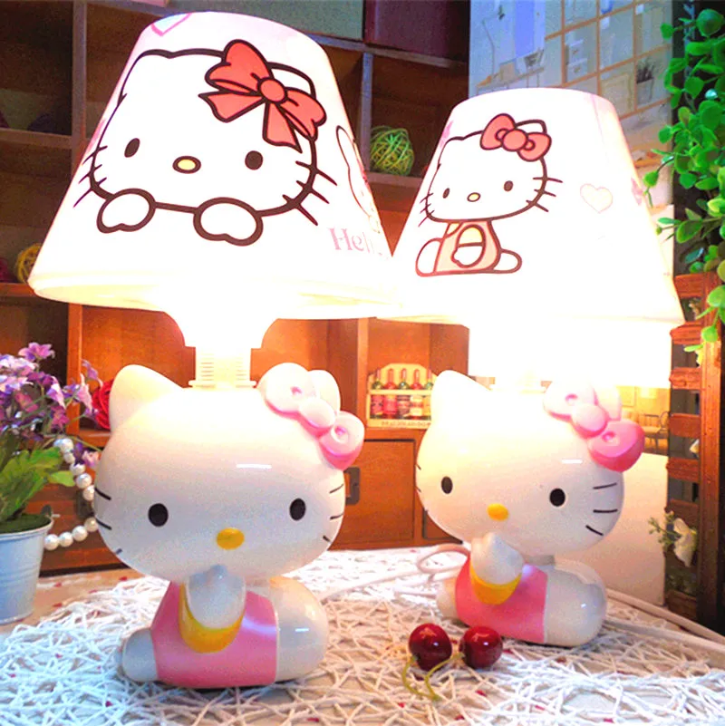 

JZ8 New Arrival Hello Kitty USB Plug in Lamp Cartoon Design Warm Light for Bedroom Desk Bedside Lamp Best Cheap Family Gift