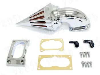

Chrome Motorcycle Spike Intake Air Cleaner Kits For Kawasaki Vulcan 2000 / VN2000 Classic / VN2000 LT MT-233