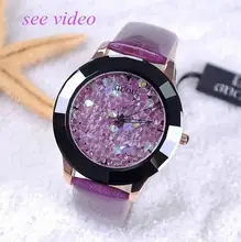 GUOU Ladies font b Watch b font Fashion Color Stone Glitter font b Women b font