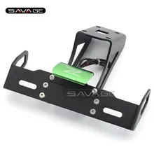 Z1000 Tail Tidy Fender Eliminator Registration License Plate Holder with LED Light for Kawasaki Z1000 Z1000SX NINJA 1000 Green