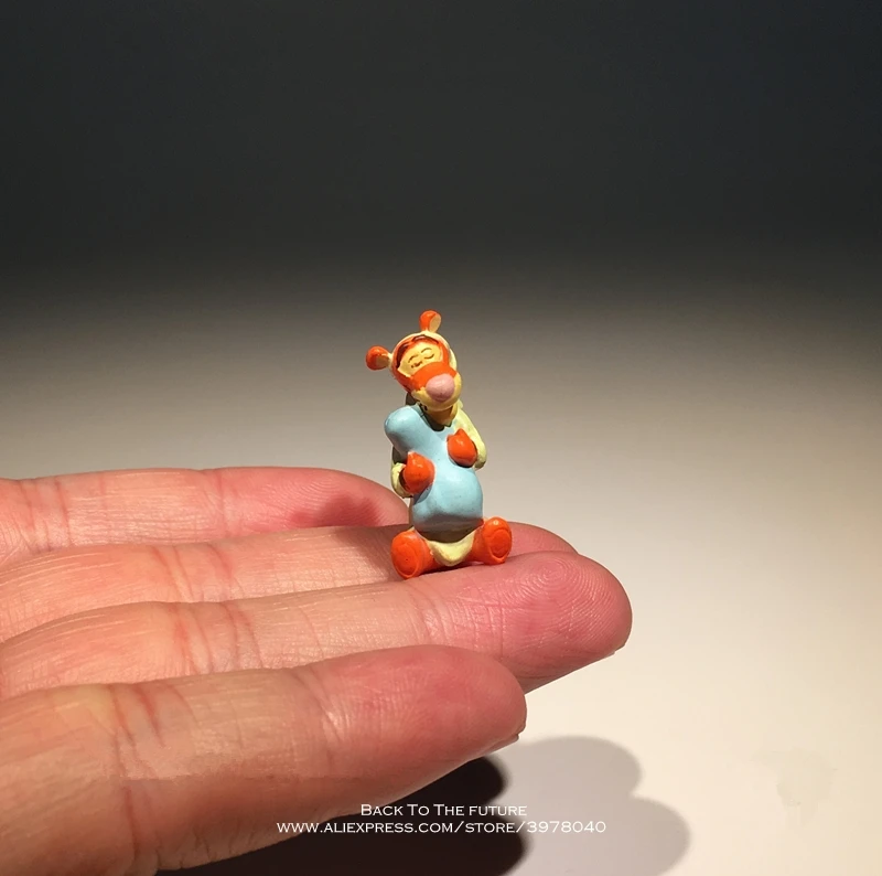Disney Winnie the Pooh Tigger 2 5 см мини кукла фигурка аниме украшение коллекция игрушка