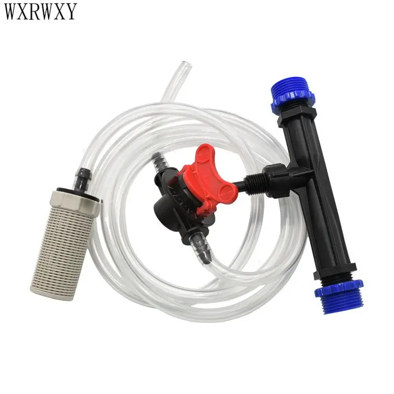 

3/4 inch Irrigation Venturi fertilizer injector 1/2 Venturi Automatic Fertilizer Syringe Pipe Filter built-in gravity ball 2 set