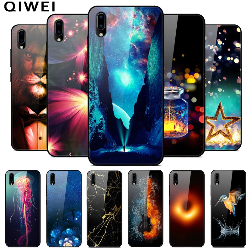 Glass Case For Vivo Y91i / Y91C Case Hard PC Glass Back Cover Phone
Cases Coque For Vivo Y91c Silicon Bumper Coque For Vivo Y91i