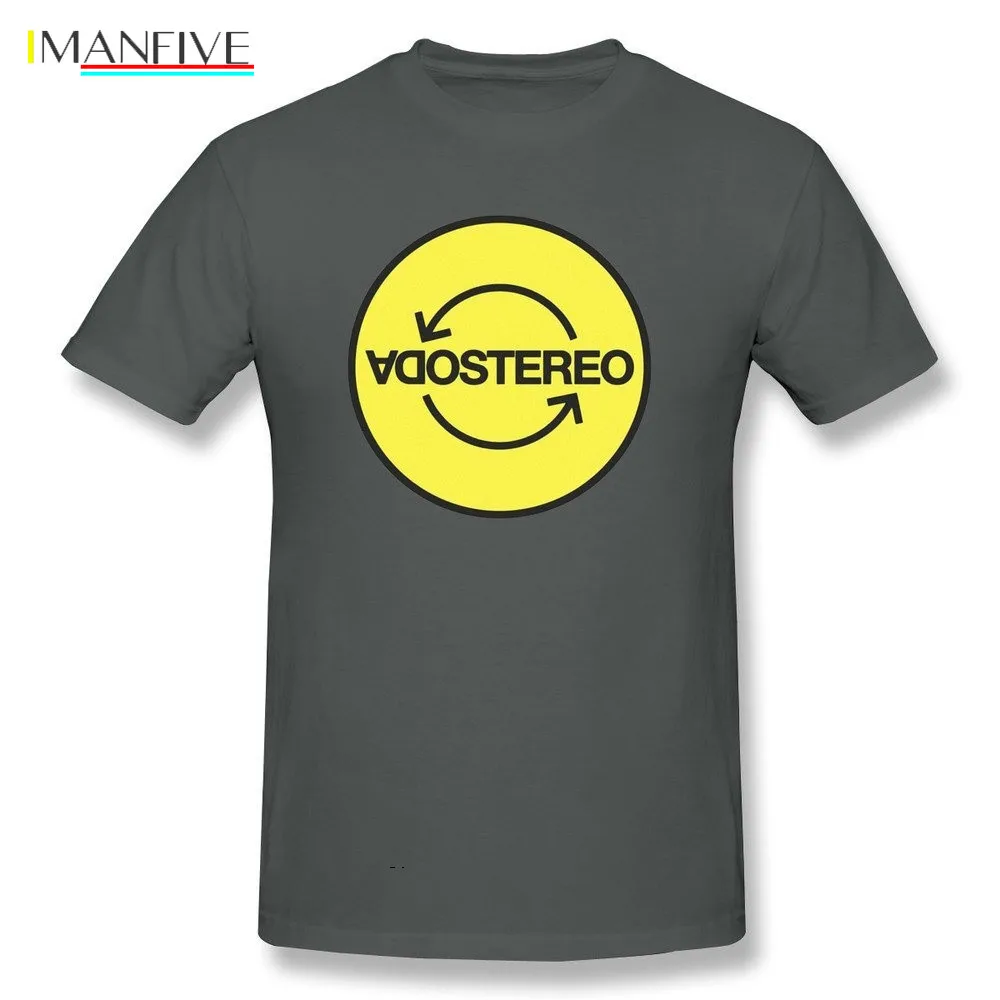 

IMANFIVE Men T shirt Soda Stereo Rock Logo Cool funny t-shirt novelty tshirt