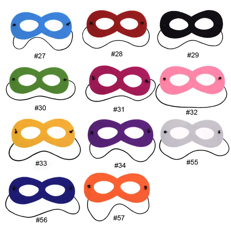 

Superhero Solid Color Mask Batman Star Wars Darth Vader Halloween Cosplay Mask Kids Birthday Party DIY Masquerade Costumes Masks