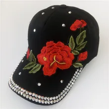 Розовое Украшение Для женщин Бейсбол Шапки Snapback Кепки s femme хип-хоп Кепки леди gorras Vogue шляпа папа Шапки Casquette homme