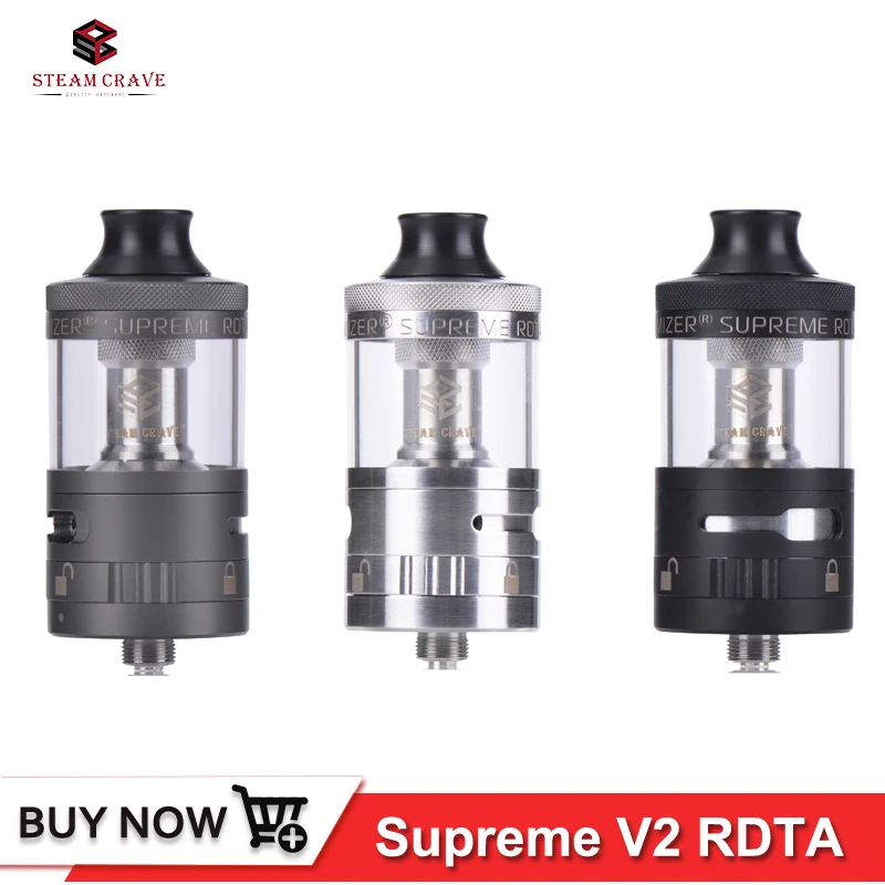 Оригинальный паровой ароматизатор Supreme V2 RDTA Tank Ремонтопригодный распылитель 5 мл