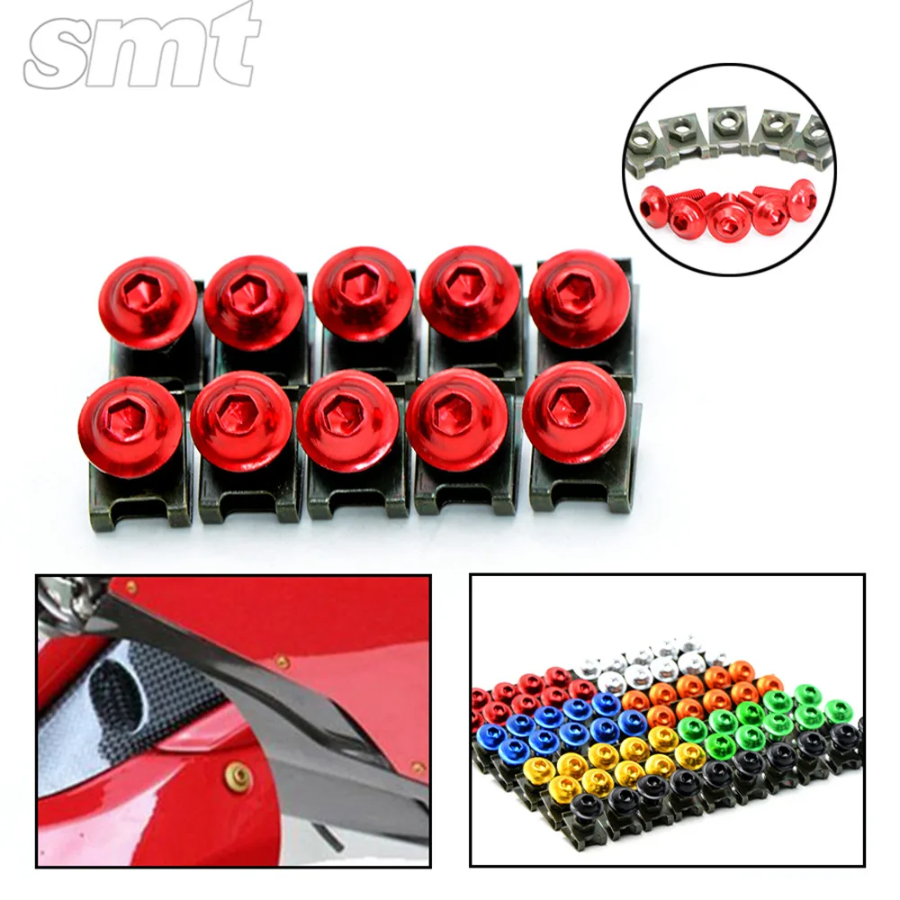 

Hot selling 6mm motorcycle motorbike accessories fairing bolts screws Universal For YAMAHA MT-09 FZ-09 FJ-09 MT09 Tracer 13-15