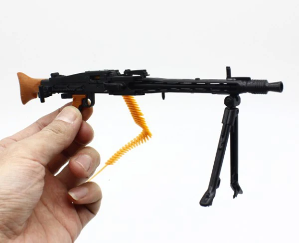 1:6 MG42 пулемет общего назначения, сборная модель пистолета, пластиковое оружие для 1/6 солдат, военные строительные блоки, игрушка