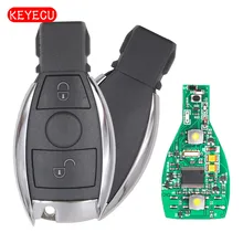 Keyecu Smart Key 2 Пуговицы 315 мГц 433 мГц для Mercedes-Benz Авто удаленный ключевой Поддержка NEC и BGA 2000 + год