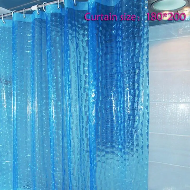 2,0X2,0 м PEVA Ванная комната Душ Шторы s Moldproof Водонепроницаемый 3D утолщенной бытовые Ванная комната Душ Шторы Пластик Ванна Экран