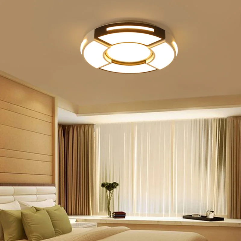 

New Design Acrylic Modern Led Ceiling Lights For Living Study Room Bedroom lampe plafond avize Indoor Ceiling Lamp Free Shipping