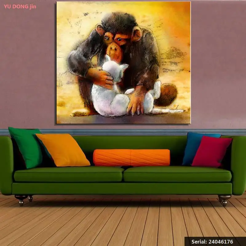 Animal Classical oil Painting Drawing art Spray Unframed Canvas gemstone iron miniature technical square miniature24046176 | Дом и сад