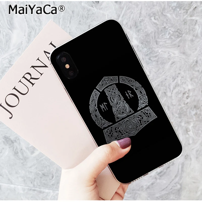 MaiYaCa vikings Ragnar Vikings Season 3 Hot Selling Fashion Cell Case for iPhone 5 5S 6S 6plus 7 7plus 8 8Plus X Xs MAX XR