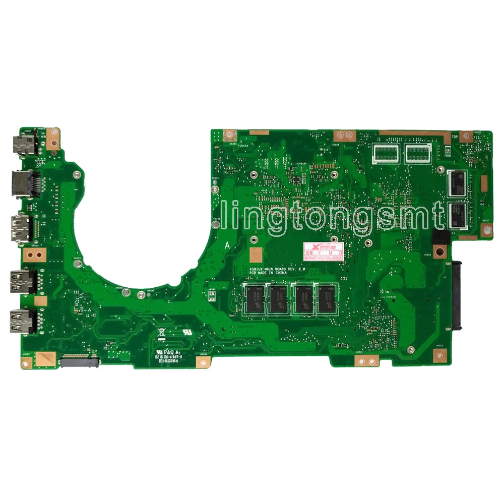  K501UX motherboard 8G RAM I7-6500U GTX950M For ASUS K501UX K501UB K501U K501 Laptop motherboard K50