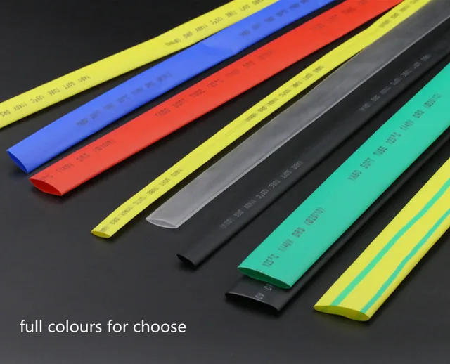 Arnocanali Kit Guaine Termorestringenti Colorate 300 Pezzi Da 10 Cm, Multicolore - Foto 2