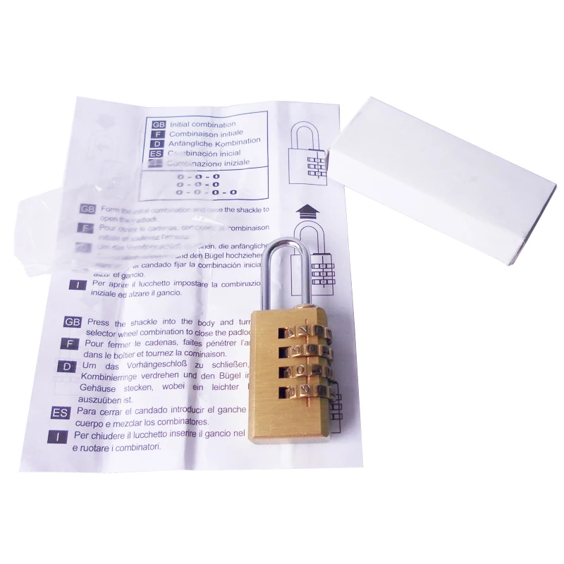 1PC 21mm code combination padlock with cell