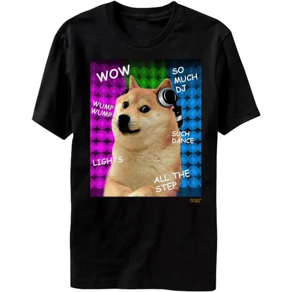 2019 забавная Футболка мужская новинка футболка Doge So Much DJ | Мужская одежда