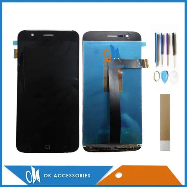 

Original Quality 5.0" For Vernee Thor LCD Display With Touch Screen Digitizer Sensor Black Color With Tools Tape