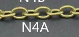 1 м цепи 6 видов популярных DIY материал для браслетов ожерелье ювелирных изделий и ремесло - Цвет: N4A