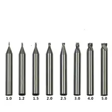 2,5 мм фреза, фреза для вертикального ключа копия резки дублирование деталей машины 5 шт./лот