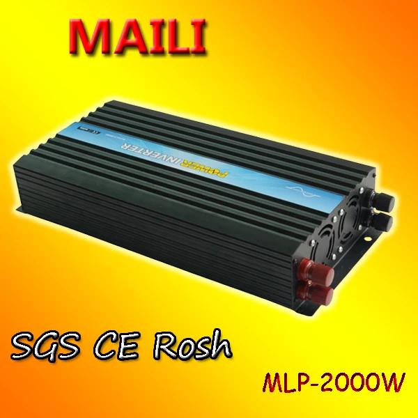 

Free Shipping DC/AC, 48v/230v 2000w Pure Sine Wave Solar Power Inverter