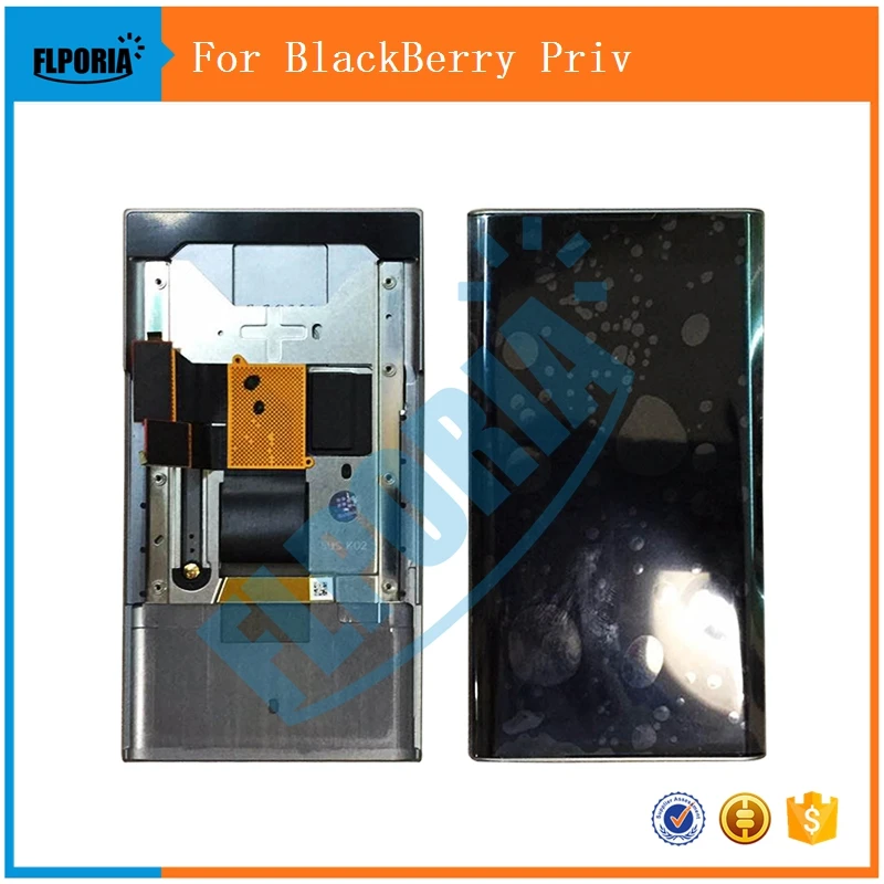

100% Original For BlackBerry Priv LCD Display Touch Screen Digitizer Assembly With Frame Replacement Parts (Wholesale Support)