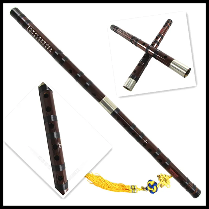 Chinese Bamboo Flute عالية الجودة المهنية اللعب الخاصة المفاتيح # C # F A Flauta الآلات الموسيقية الصينية الخيزران الناي