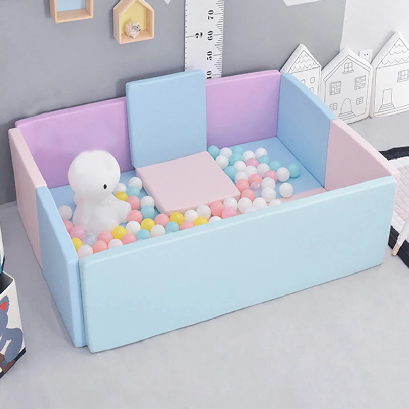 

Soft Children's Playpen Ocean Ball Pool Newborn Baby Fence Indoor Crawling Play Mat Thick Toddler Kids PU Child Safety Barrier