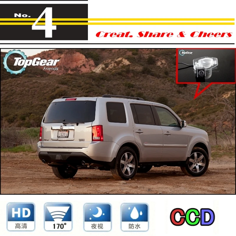 

High Quality Rear View Back Up Waterproof Camera Car Camera For HONDA Pilot / MRV MR-V MR V For PAL / NTSC | CCD + RCA Standard