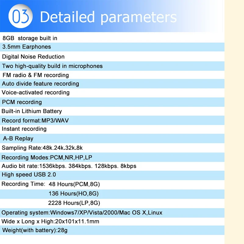 Оригинальный профессиональный Умный Цифровой диктофон Philips портативный HD с
