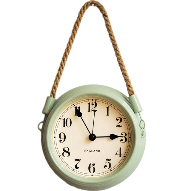 Shabby Chic Wall Clock Farmhouse Decor White Unique Living Room Shabby Chic Wall Clock Farmhouse Decor White Unique Living Room Decoration Bird Design Reloj De Pared Decorativo 60bg200