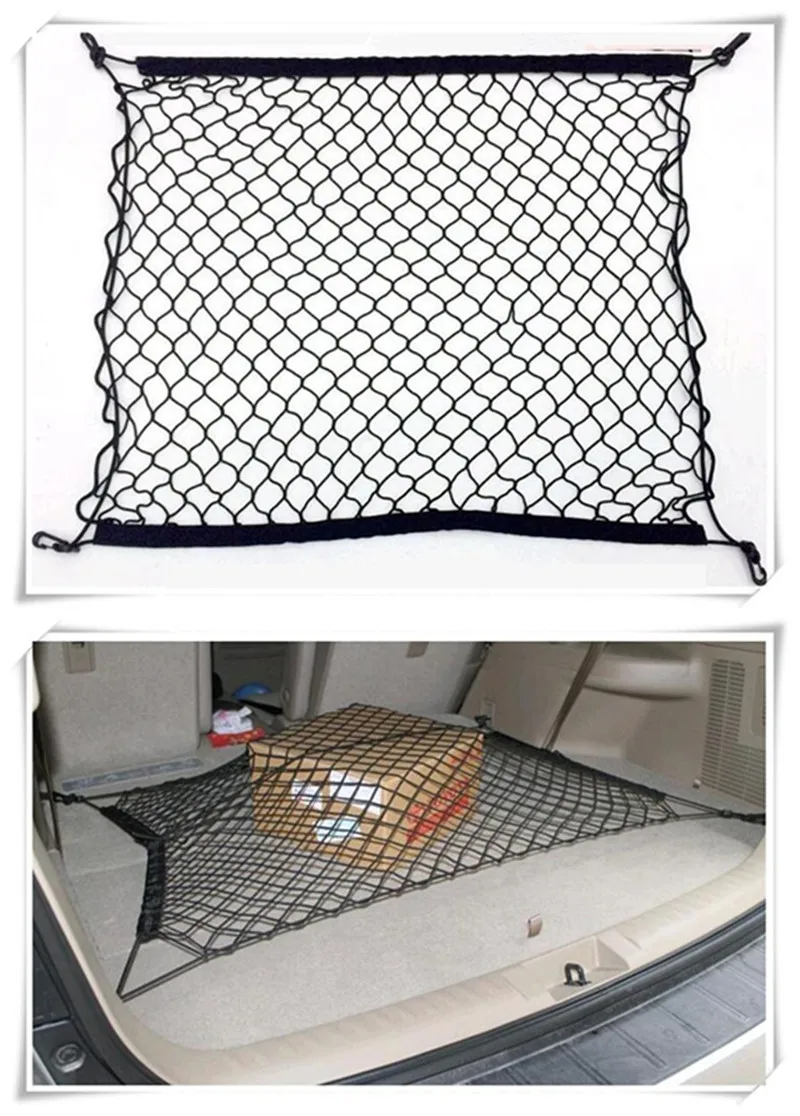 

New Style Accessories NEW CAR TRUNK ENVELOPE CARGO NET Sticker FOR Ford focus 2 3 Fiesta C-Max KA GALAXY Kuga Car Accessories