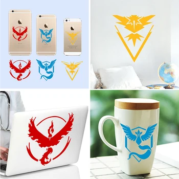 

Valor Mystic Instinct wall stickers for kids room popular game pocket monster decals mural art posters Boys gift