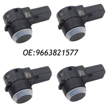 4PCS PDC Parking Sensor For Peugeot 307 308 407 Rcz Partner Citroen C4 C5 C6 OEM PSA 9663821577 PSA96638215777 6590 EF,6590A5