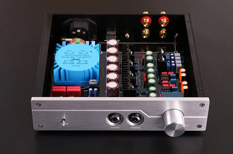 

New HiFi A2-PRO Professional Amplifier DIY Kit Refer Beyerdynamic A2 AMP With aluminum chassis