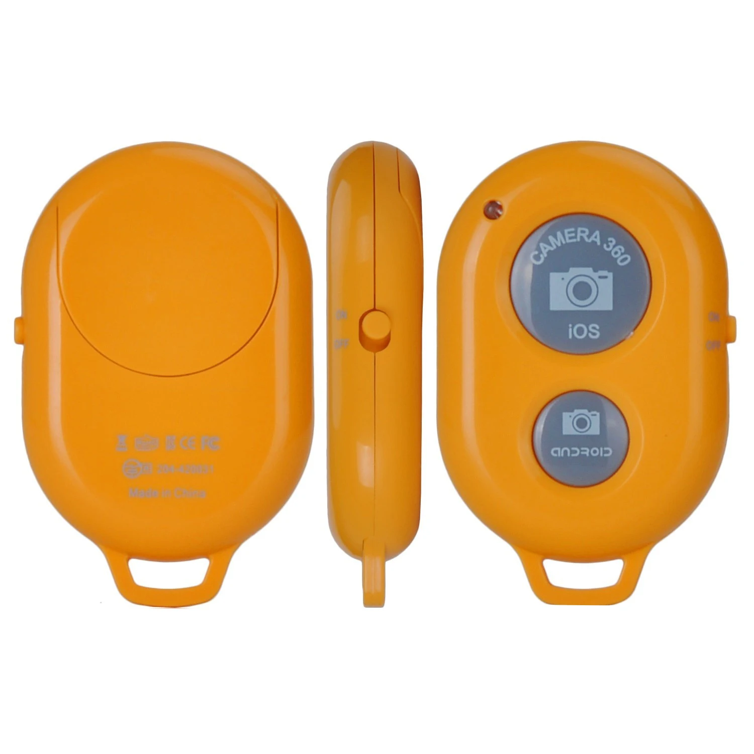 

Centechia Yellow Monopod Wireless Bluetooth Remote Shutter Self-Timer Self Timer For Iphone Ios Sam