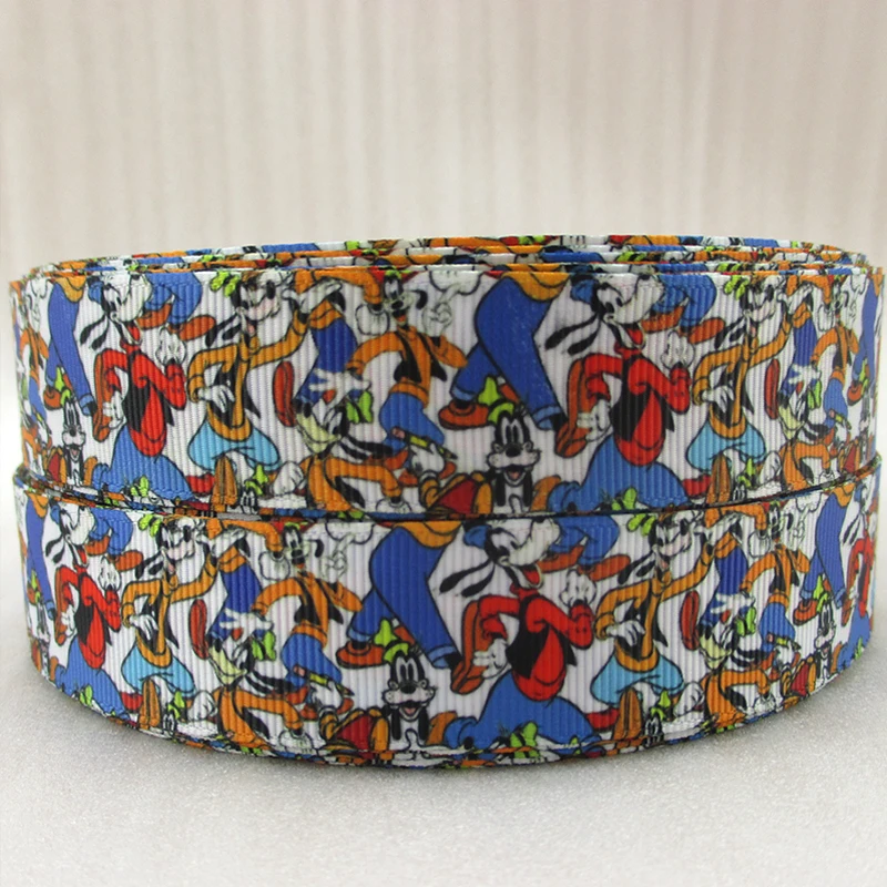 

1"(25mm) cartoon ribbon high quality printed polyester ribbon 10 yards, DIY handmade materials, wedding gift wrap,10Yc1121