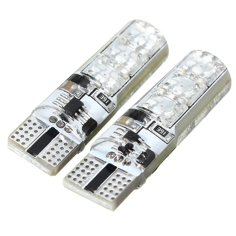 2 шт. T10 W5W 194 168 Авто Клин Сторона Света Multi Цвет светодио дный светодиодные лампы 5050