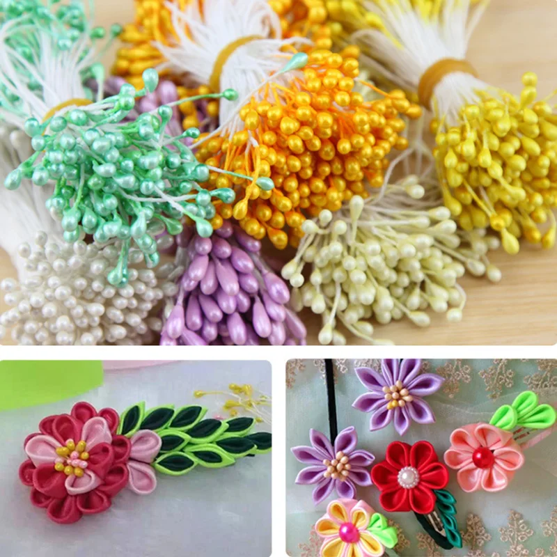 

2018 55Mm Long Simulation Flower Stamen Diy Simulation Flowers Chiffon Flower Materials Jewelry Accessories Hand Materials NS031