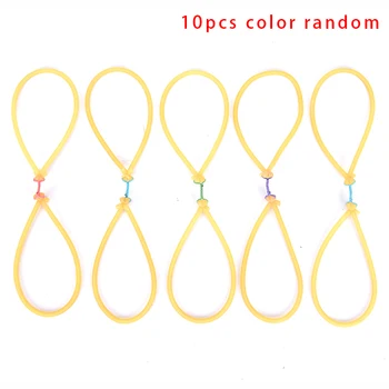 

10Pcs Outdoor Elastic Bungee Rubber Band for Fishing Shooting Slingshot Catapult Replacement Use on Fishing Harppon