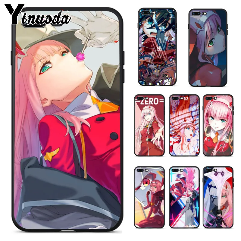 Yinuoda Darling in the FranXX Zero Two популярный дизайн чехол для Apple iPhone 8 7 6 6S Plus X XS MAX 5 5S SE XR |