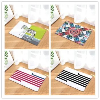 

Floor Mats Hallway Anti-Slip Tapete Bathroom Carpet Home Decor Kitchen Mat 40x60cm Rug Doormat