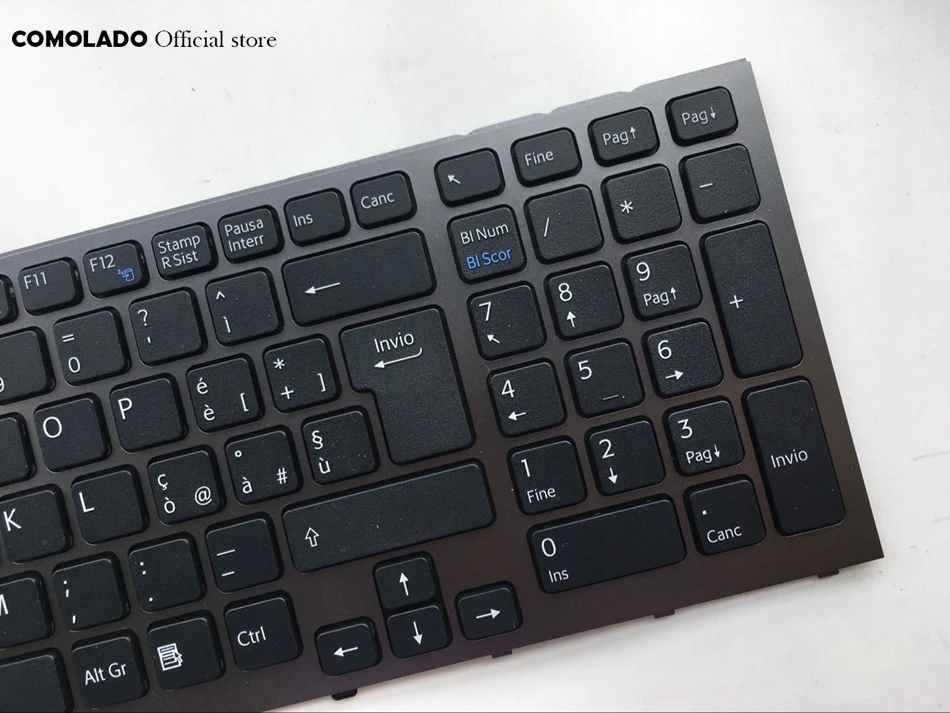 IT Italian laptop keyboard For Sony Vaio VPC-F VPC-F119FC VPC-F11 F12 F13 with Frame Keyboard IT Layout (2)