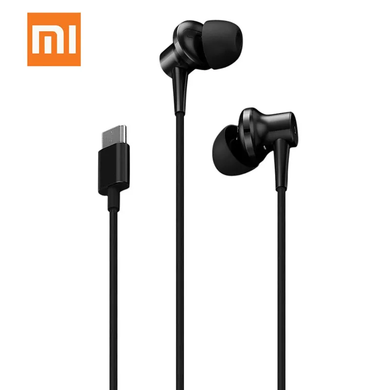 

Original Xiaomi Noise Cancellation In-Ear Earphones USB Type-C Version With Mic Wired Music Earphone For Xiaomi6 MIX Note Phone