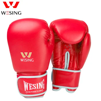 

Wesing Pro Muay Thai MMA Boxing Gloves Adult Training Sparring Martial Arts Sanda Boxer Gloves Mitts Equipment 6001