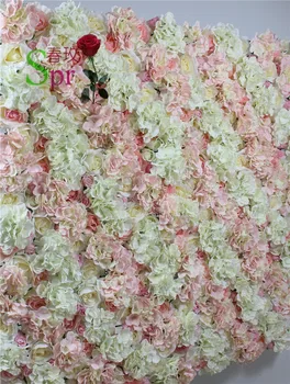 

SPR mix light Pink champagne series artificial rose wedding flower wall backdrop road lead flower table centerpiece flower ball