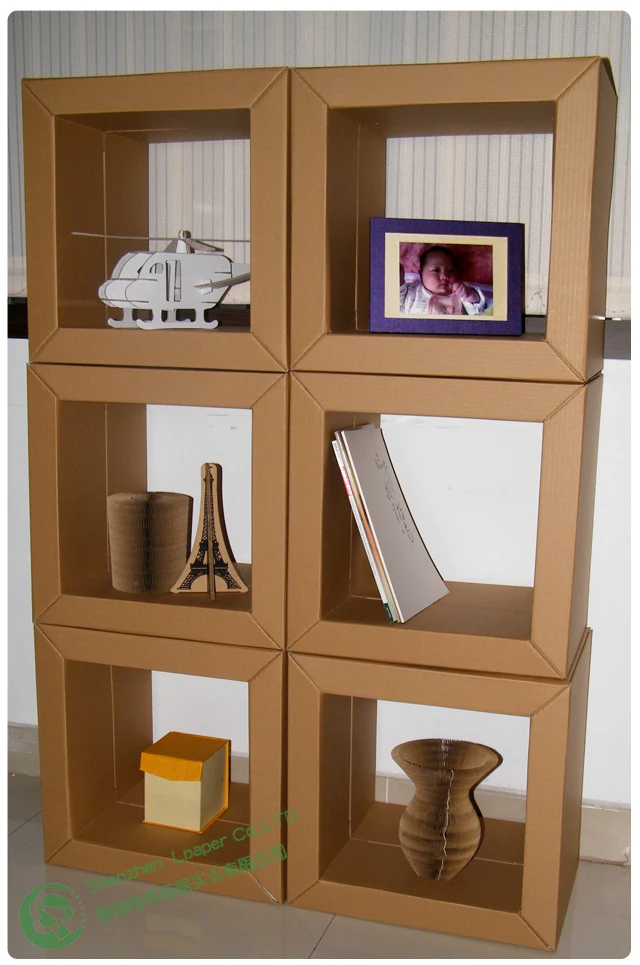 Folding cardboard locker, portable simple lockers,dustproof storage on